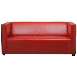 contemporary sofa / leather / for hotel / for office