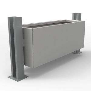 galvanised steel planter