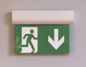wall-mounted emergency light