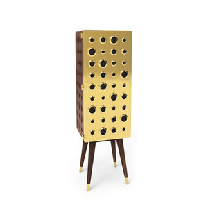 inside tall cabinet