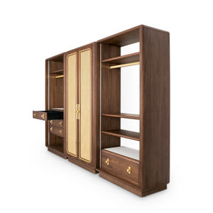 contemporary walk-in wardrobe
