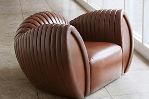 traditional club chair