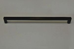 door pull handle / bronze / contemporary / silver finish