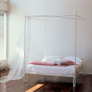 canopy bed / double / contemporary / with headboard
