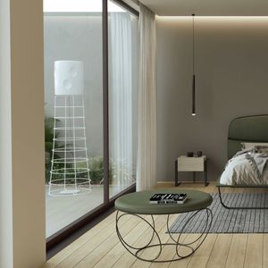 contemporary pouf