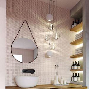 wall-mounted mirror