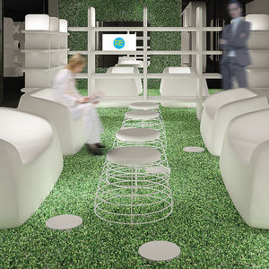contemporary pouf