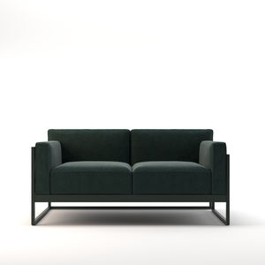 bar sofa / contemporary / fabric / leather