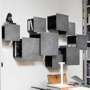 wall-mounted shelves
