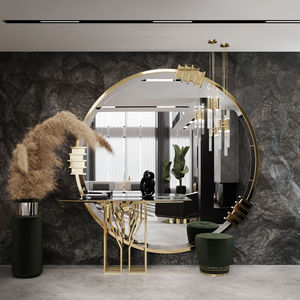 wall-mounted mirror