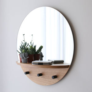 wall-mounted mirror