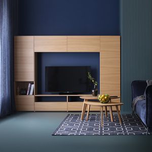 contemporary TV wall unit