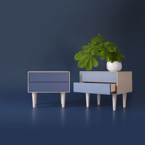 contemporary bedside table