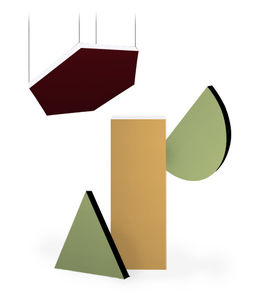 wall-mounted acoustic panel / Trevira CS® / polyester / decorative