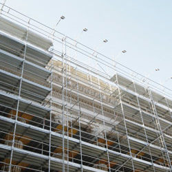 metal scaffolding