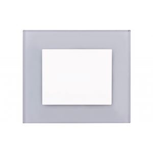 light switch / rocker / recessed / glass