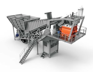 electric concrete batching plant