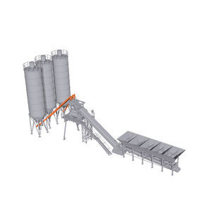 semi-mobile concrete mixing plant 1