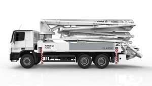 truck-mounted concrete pump 1