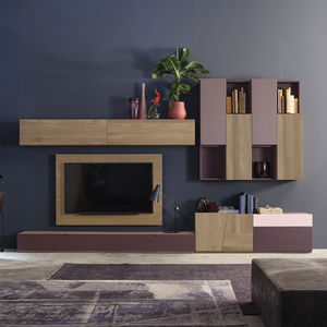 contemporary TV wall unit