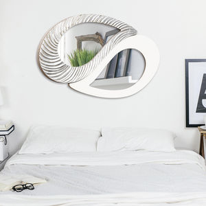 wall-mounted mirror