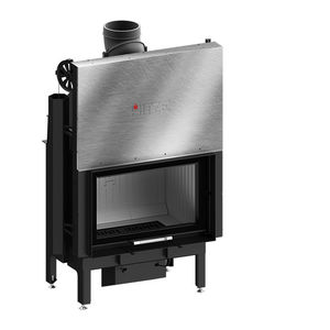 wood-burning fireplace