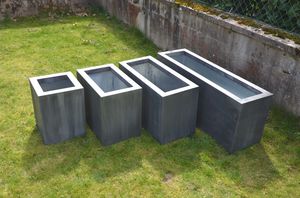 zinc flower box
