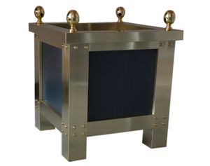brass Versailles planter