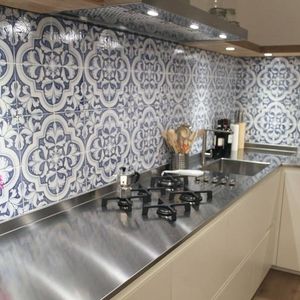 contemporary backsplash