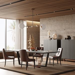 contemporary dining table