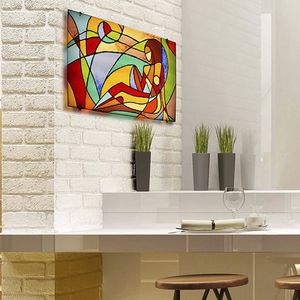 decorative painting on glass