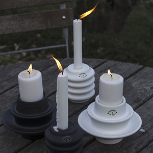 clay candle holder 1