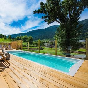 built-in swim spa