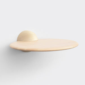 wall-mounted shelf / contemporary / oak / ash