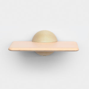 wall-mounted shelf / contemporary / oak / ash