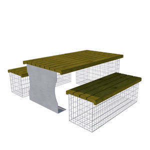 contemporary picnic table