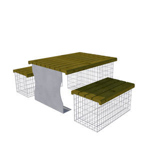 contemporary picnic table
