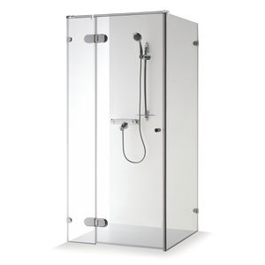 glass shower cubicle