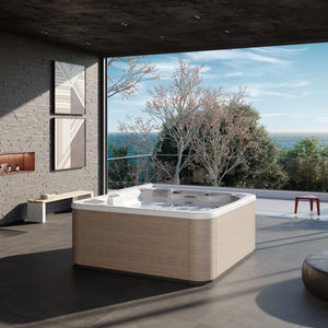 above-ground hot tub