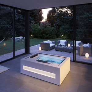 above-ground hot tub