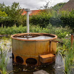 above-ground hot tub