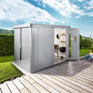 wooden garden shed