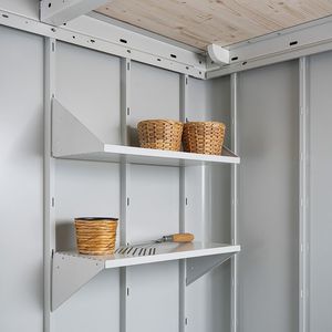 wall-mounted shelves