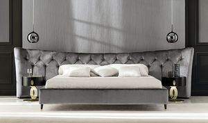 Double Bed Butterfly Opera Contemporary Contemporary Upholstered With Upholstered Headboard