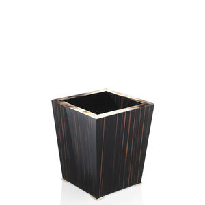 wooden waste paper basket