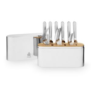 polished stainless steel cutlery