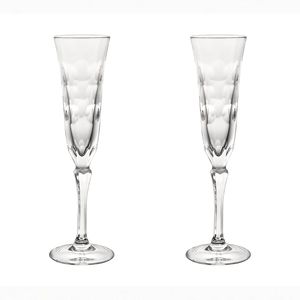 crystal champagne flute / commercial