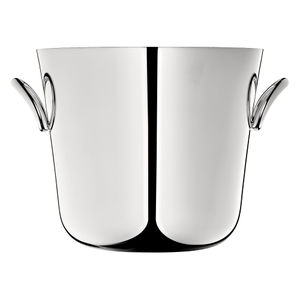 silver-plated ice bucket
