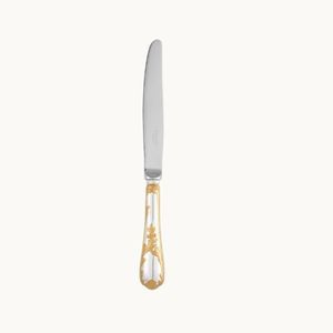 dessert knife with metal blade