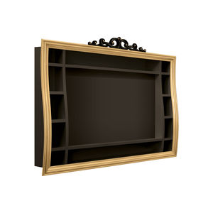 classic TV cabinet / custom / wooden